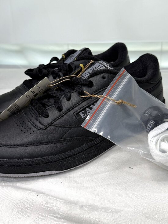 Reebok EAMES House Club C 85 Black Leather Sneaker Classic Men\'s Size 10 New